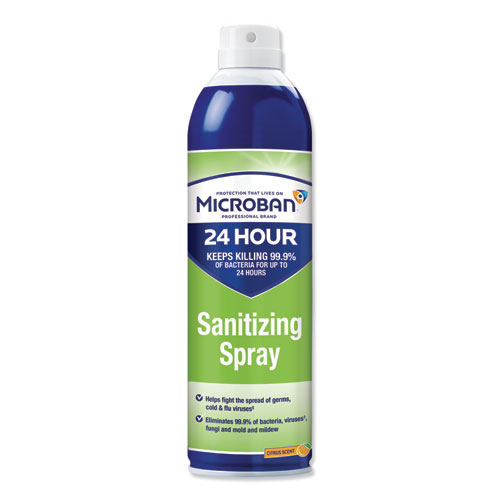 Disinfectant Sanitizing Spray Microban  24 Hour  .. .  .  